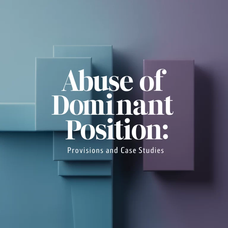 Abuse of Dominant Position