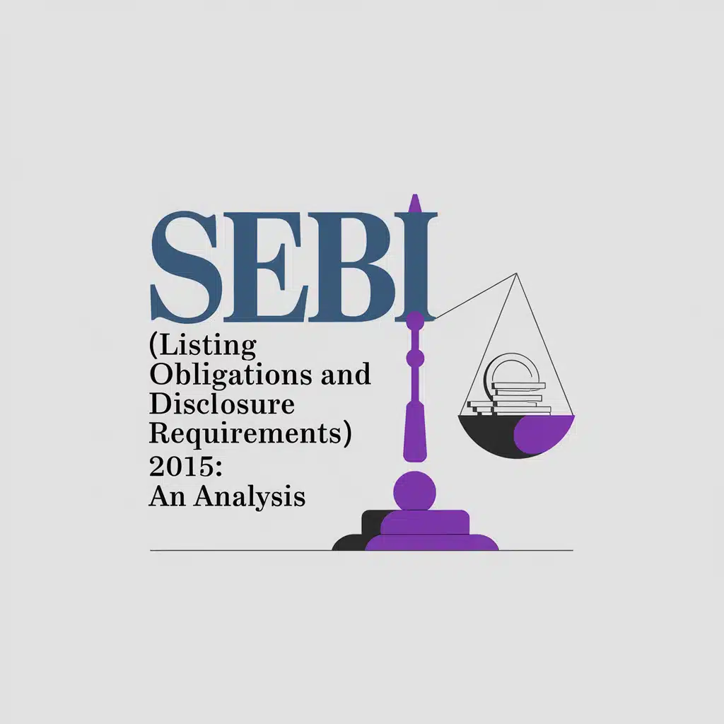 SEBI (Listing Obligations and Disclosure Requirements) Regulations, 2015: An Analysis