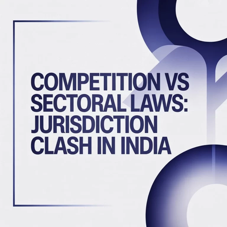 Competition vs Sectoral Laws: Jurisdiction Clash in India