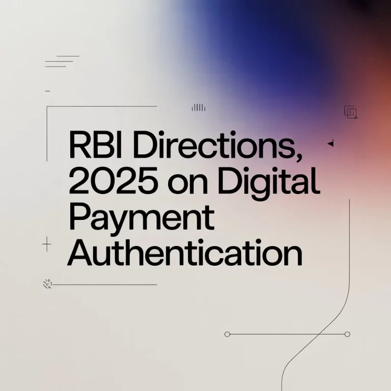 RBI Directions, 2025 on Digital Payment Authentication