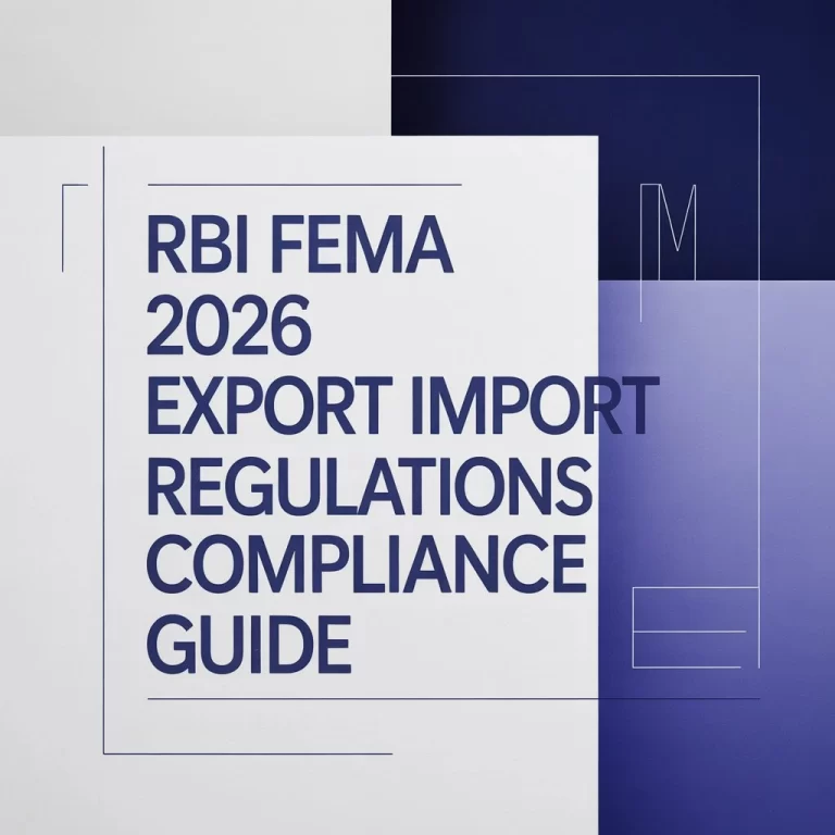 RBI FEMA 2026 Export Import Regulations Compliance Guide