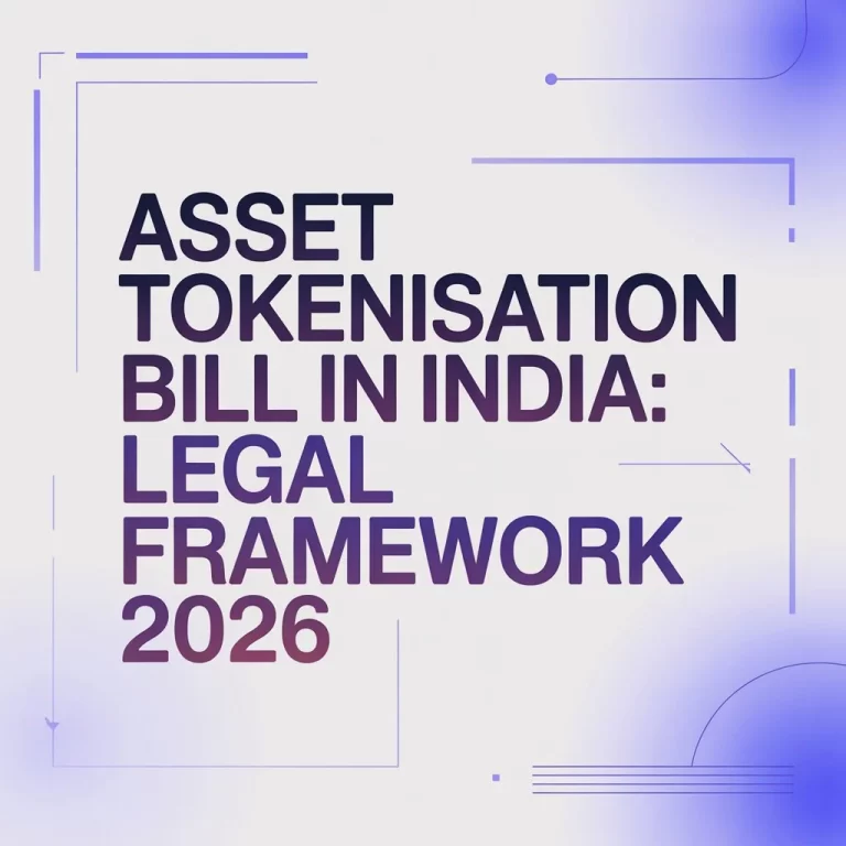 Asset Tokenisation Bill in India Legal Framework 2026