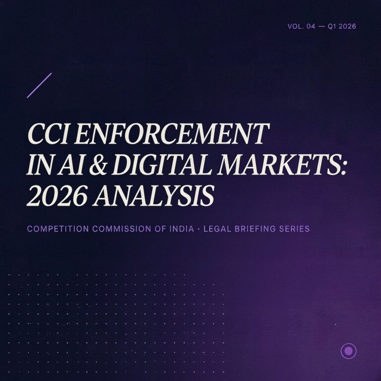 CCI Enforcement in AI & Digital Markets 2026 Analysis